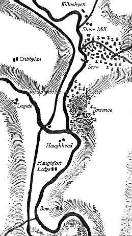 1763 Map - Haughfoot Lodge